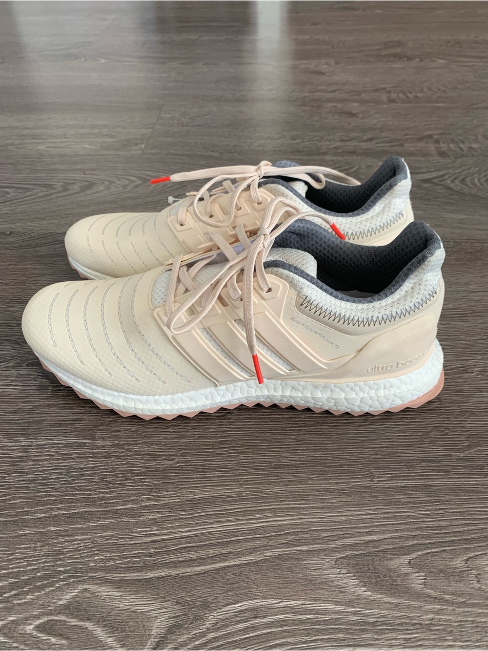 adidas ultra boost dna 22 Cream and Gray Men’s Athletic Running Shoes